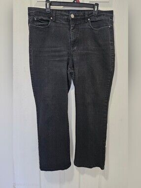 Women’s Black Stretch Straight Jeans